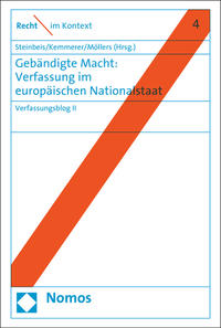 Vorderes Coverbild Gebändigte Macht: Verfassung im europäischen Nationalstaat
