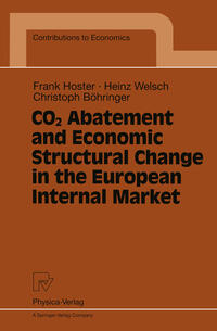 Vorderes Coverbild CO2 Abatement and Economic Structural Change in the European Internal Market