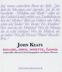 Vorderes Coverbild JOHN KEATS - Ballade, Oden, Sonette, LAMIA