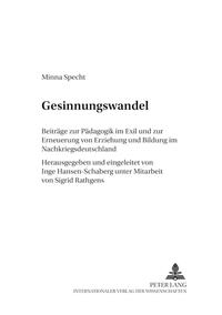 Vorderes Coverbild Gesinnungswandel