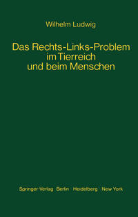 Vorderes Coverbild Das Rechts-Links-Problem im Tierreich und beim Menschen