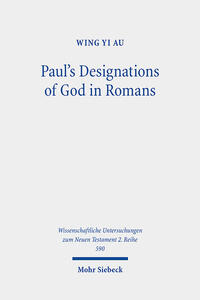 Vorderes Coverbild Paul's Designations of God in Romans