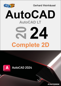 Vorderes Coverbild AutoCAD 2024 Complete 2D