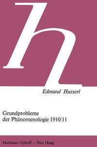 Vorderes Coverbild Grundprobleme der Phänomenologie 1910/11