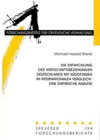 Vorderes Coverbild Die Entwicklung der Wirtschaftsbeziehungen Deutschlands mit Südostasien im internationalen Vergleich: Eine empirische Analyse