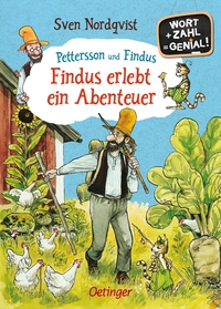 Vorderes Coverbild Pettersson und Findus. Findus erlebt ein Abenteuer