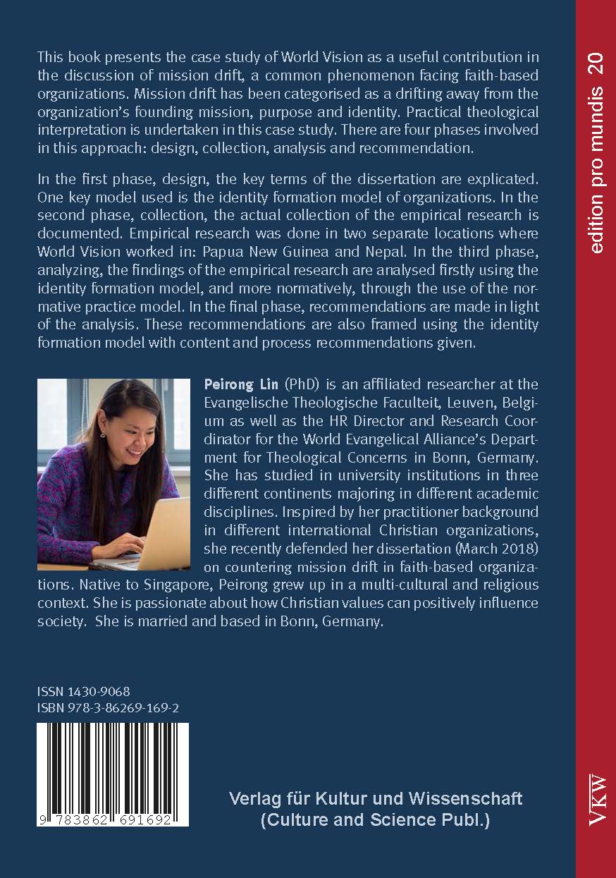 Rückseitencover Countering Mission Drift in a Faith-based Organization