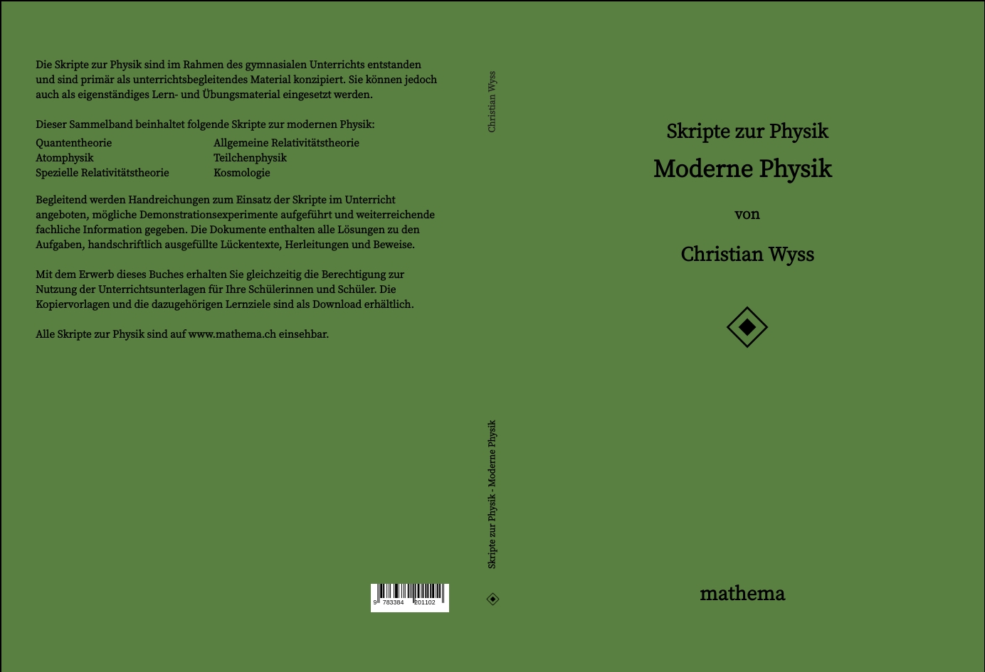 Gesamtes Coverbild Skripte zur Physik - Moderne Physik