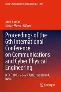 Vorderes Coverbild Proceedings of the 6th International Conference on Communications and Cyber Physical Engineering