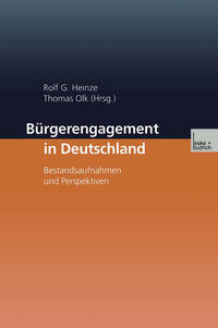 Vorderes Coverbild Bürgerengagement in Deutschland