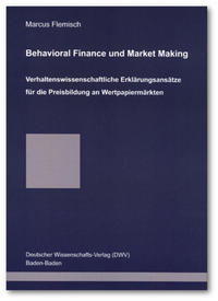 Vorderes Coverbild Behavioral Finance und Market Making
