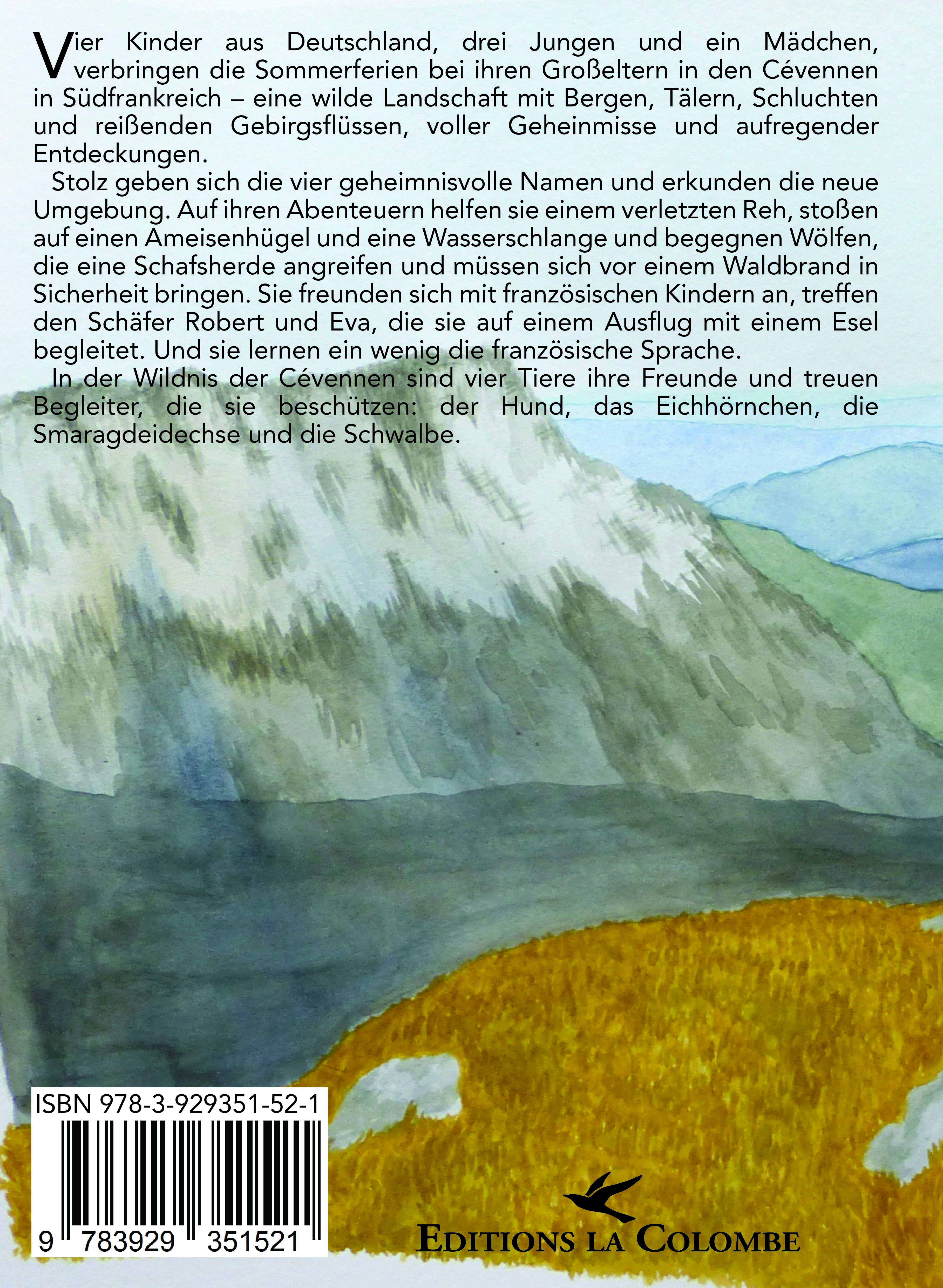 Rückseitencover Abenteuer in den Cévennen