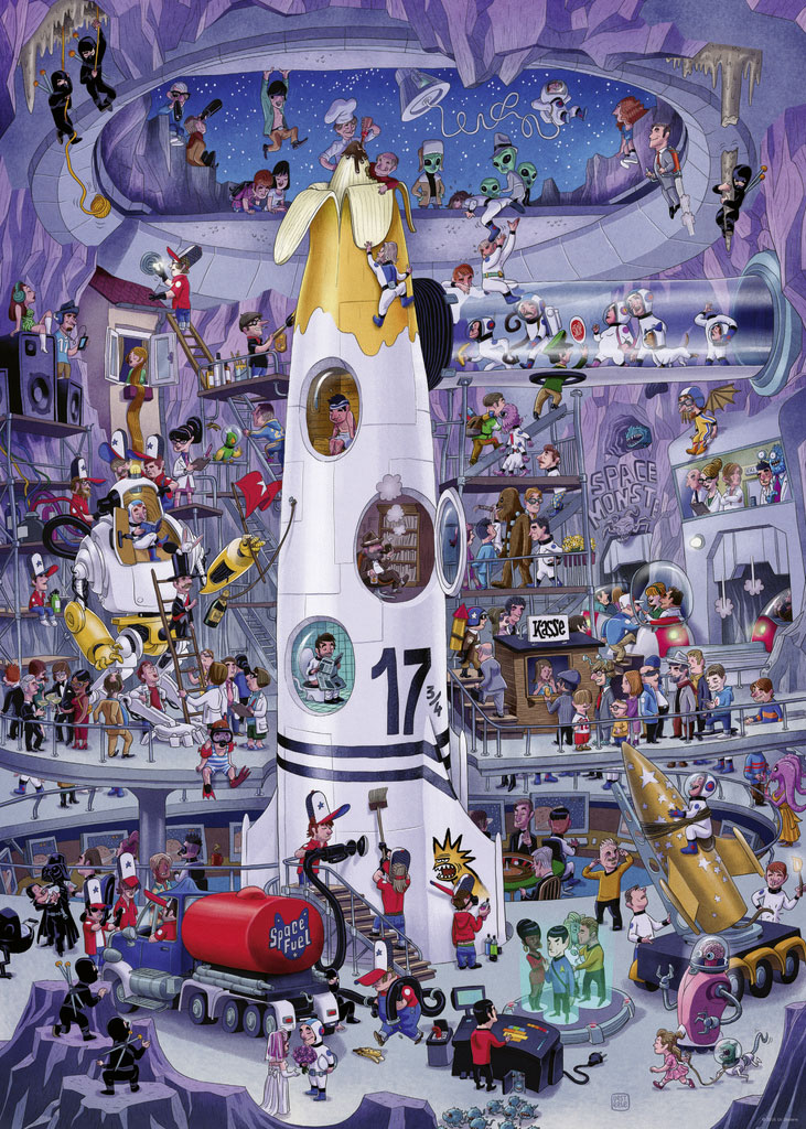 Beispielinhalt (Bild) Rocket Launch Puzzle