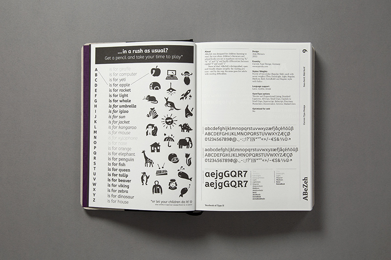 Beispielinhalt (Bild) Yearbook of Type, Vol. 2