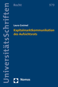 Vorderes Coverbild Kapitalmarktkommunikation des Aufsichtsrats