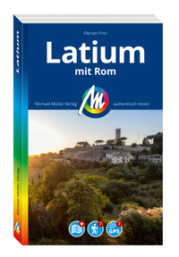 Vorderes Coverbild MICHAEL MÜLLER REISEFÜHRER Latium mit Rom