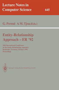Vorderes Coverbild Entity-Relationship Approach - ER '92