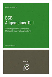 Vorderes Coverbild BGB Allgemeiner Teil