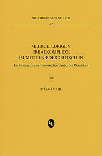 Vorderes Coverbild Mehrgliedrige Verbalkomplexe im Mittelniederdeutschen