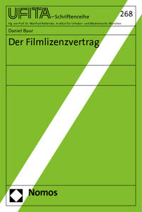 Vorderes Coverbild Der Filmlizenzvertrag