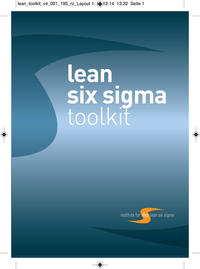Vorderes Coverbild lean six sigma - TOOLKIT