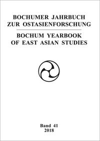 Vorderes Coverbild Bochumer Jahrbuch zur Ostasienforschung
