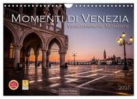 Vorderes Coverbild Momenti di Venezia - Venezianische Momente (Wandkalender 2025 DIN A4 quer), CALVENDO Monatskalender