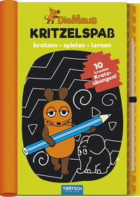 Vorderes Coverbild Trötsch Die Maus Kritzelspaß Kratzbuch