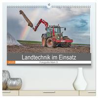 Vorderes Coverbild Landtechnik im Einsatz (hochwertiger Premium Wandkalender 2025 DIN A2 quer), Kunstdruck in Hochglanz