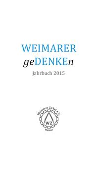 Vorderes Coverbild WEIMARER geDENKEn
