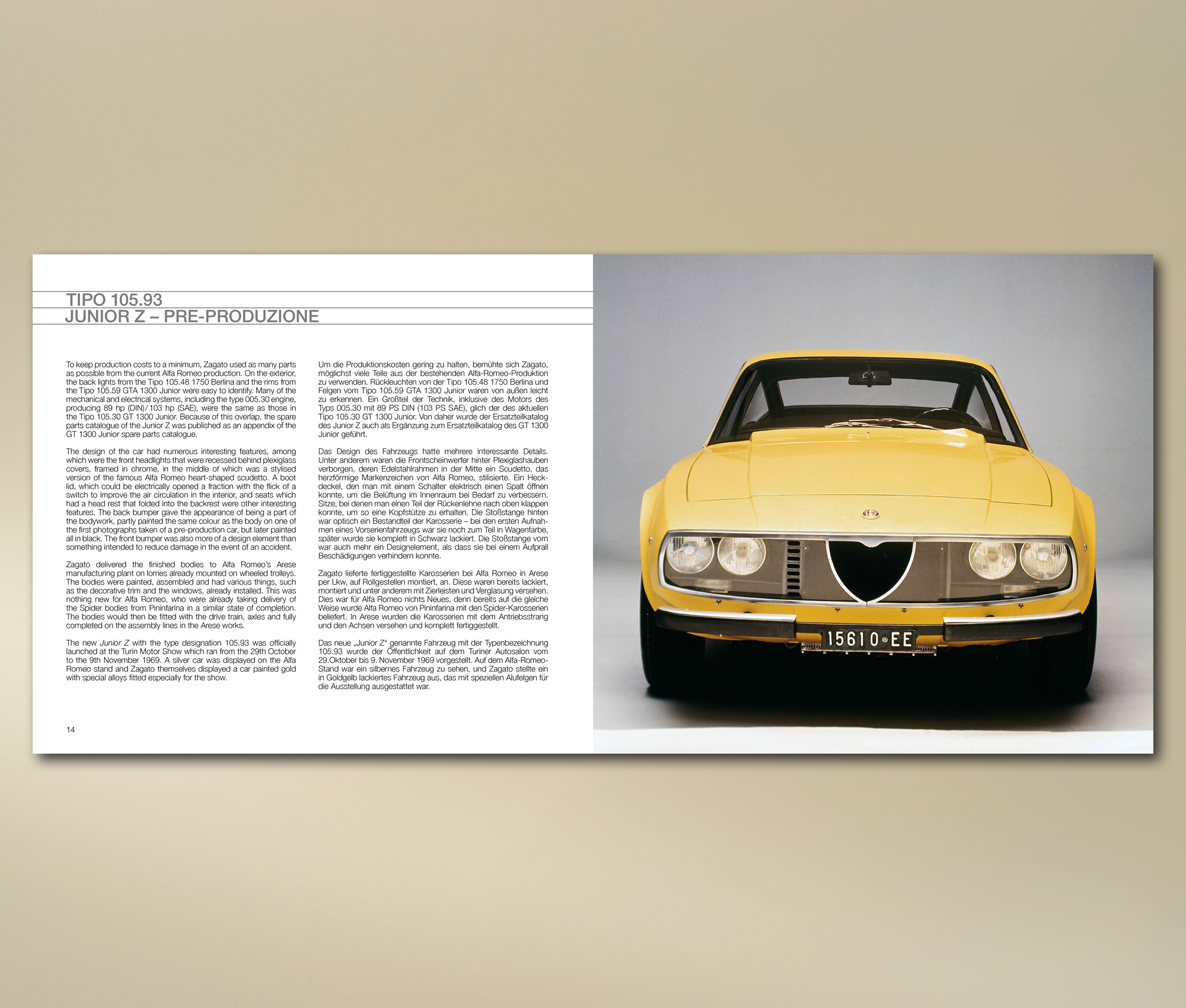 Beispielinhalt (Bild) Alfa Romeo Junior Z