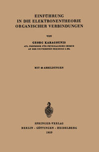 Vorderes Coverbild Einführung in die Elektronentheorie organischer Verbindungen