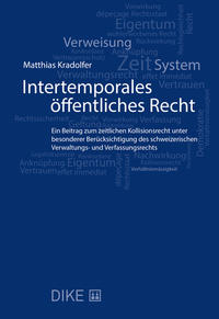 Vorderes Coverbild Intertemporales öffentliches Recht