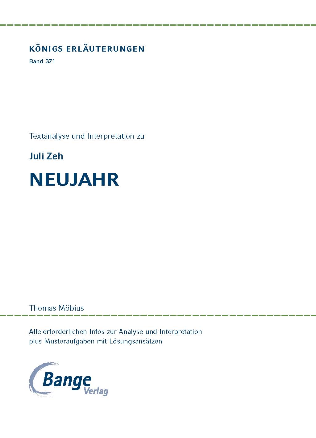 Beispielinhalt (Bild) Neujahr von Juli Zeh