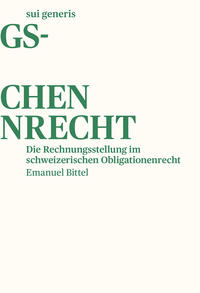 Vorderes Coverbild Die Rechnungsstellung im schweizerischen Obligationenrecht