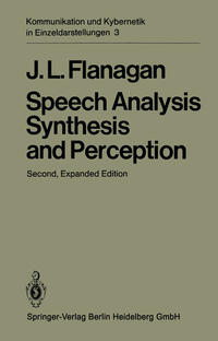 Vorderes Coverbild Speech Analysis Synthesis and Perception
