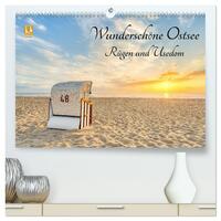 Vorderes Coverbild Wunderschöne Ostsee Rügen und Usedom (hochwertiger Premium Wandkalender 2025 DIN A2 quer), Kunstdruck in Hochglanz