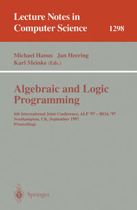 Vorderes Coverbild Algebraic and Logic Programming