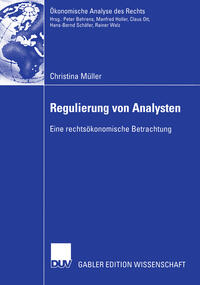 Vorderes Coverbild Regulierung von Analysten