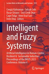 Vorderes Coverbild Intelligent and Fuzzy Systems