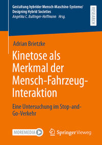Vorderes Coverbild Kinetose als Merkmal der Mensch-Fahrzeug-Interaktion