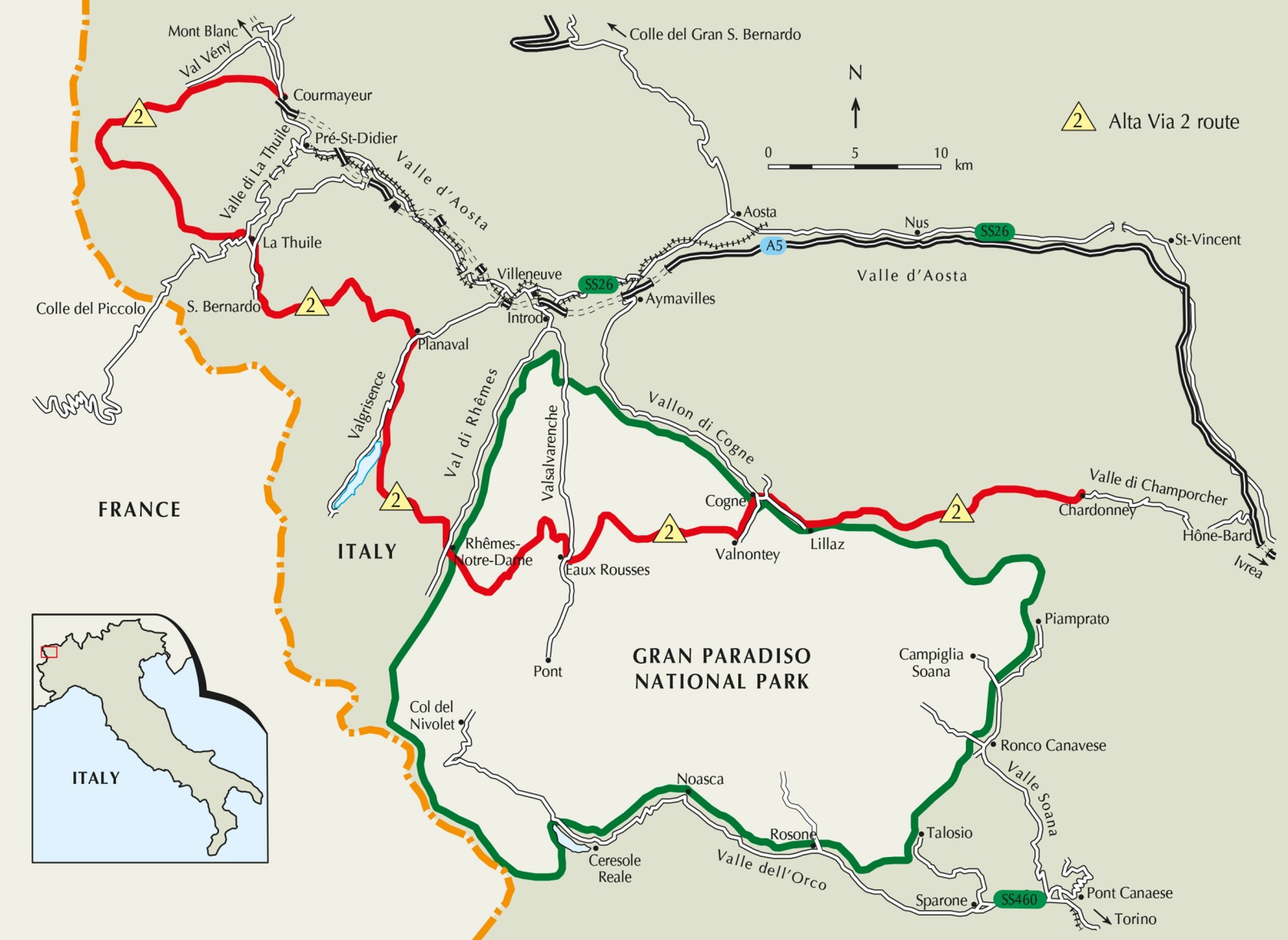 Beispielinhalt (Bild) Trekking Gran Paradiso: Alta Via 2