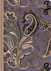 Vorderes Coverbild Alpha Edition - Ladytimer Paisley 2025 Taschenkalender, 10,7x15,2cm, Kalender mit 192 Seiten, Notizmöglichkeiten, Bucket List, Mondphasen und internationales Kalendarium
