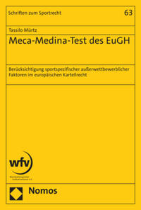 Vorderes Coverbild Meca-Medina-Test des EuGH