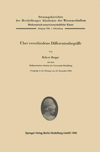 Vorderes Coverbild Über verschiedene Differentenbegriffe