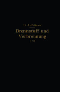 Vorderes Coverbild Brennstoff und Verbrennung