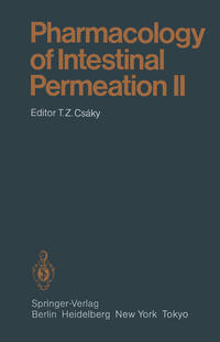 Vorderes Coverbild Pharmacology of Intestinal Permeation II