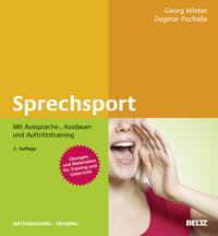 Vorderes Coverbild Sprechsport mit Aussprache-, Ausdauer- und Auftrittstraining