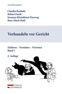 Vorderes Coverbild Verhandeln vor Gericht