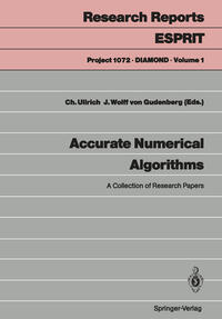 Vorderes Coverbild Accurate Numerical Algorithms